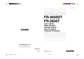 Casio FR-2650DT Mode D'emploi