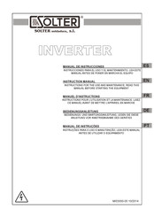 Solter TAPP 1500E Manuel D'instructions