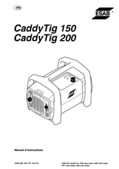 ESAB CaddyTig 150 Manuel D'instructions