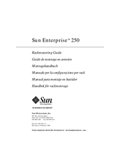 Sun Microsystems Sun Enterprise 250 Guide De Montage