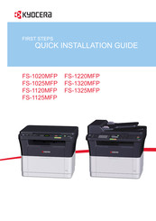 Kyocera Ecosys FS-1020MFP Guide D'installation Rapide