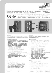 UNI Geräte NBB8-18GM50-E2-V1-3G-3D Guide De Montage