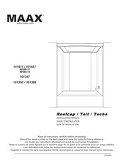 MAAX 101611 Guide D'installation