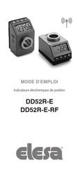 Elesa DD52R-E-RF Mode D'emploi