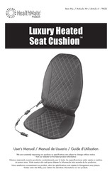 HealthMate Luxury Heated Seat Cushion 9432 Guide D'utilisation