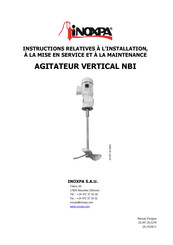 iNOXPA NBI Instructions Relatives À L'installation, À La Mise En Service Et À La Maintenance