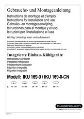Kuppersbusch IKU 169-0 Instructions De Montage