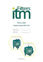 Filters itm FCR-950 Mode D'emploi