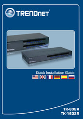 TRENDnet TK-1602R Guide D'installation Rapide