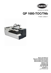 Hach QP 1680-TOC Manuel D'utilisation De Base