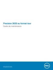 Dell Precision 3630 Guide De Maintenance