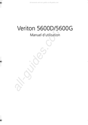 Acer Veriton 5600G Manuel D'utilisation