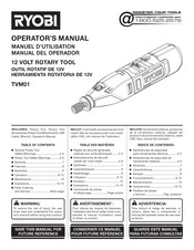 Ryobi TVM01 Manuel D'utilisation