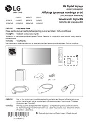 Lg 43SH7E Guide De Configuration Rapide
