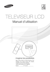 Samsung LA26D450 Manuel D'utilisation