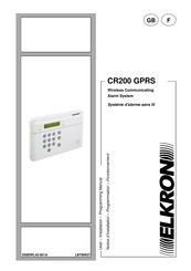 Elkron CR200 GPRS Notice D'installation