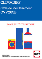 Climadiff CVV265 Notice D'utilisation