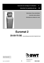 BWT Euromat 2 50 SE Instructions De Montage Et D'utilisation