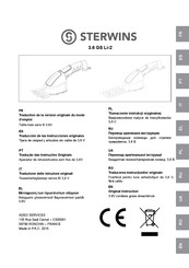 STERWINS 3.6 GS Li-2 Traduction De La Version Originale Du Mode D'emploi