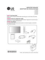 LG 43SM5B Guide De Configuration Rapide