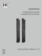 HK Audio Elements E 435 A Mode D'emploi