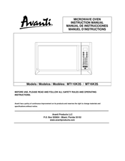 Awanti MT16K3S Manuel D'instructions