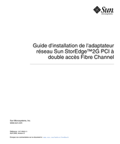 Sun Microsystems StorEdge 2G FC PCI Guide D'installation