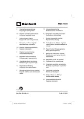 EINHELL 43.106.14 Instructions D'origine