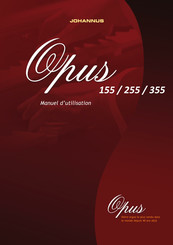 Johannus Opus 155 Manuel D'utilisation