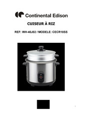 CONTINENTAL EDISON CECR18SS Mode D'emploi