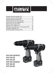 Narex ASV 200-2B BASIC Mode D'emploi Original