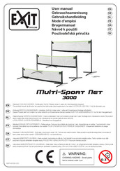 EXIT Toys Multi-Sport Net 3000 Mode D'emploi