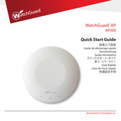 WatchGuard Technologies AP300 Guide De Démarrage Rapide