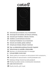 Cata T 3102 BK Instructions Pour L'installation, L'utilisation, L'entretien