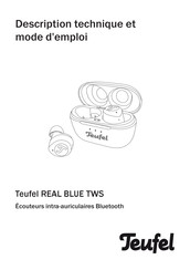 Teufel REAL BLUE TWS Description Technique Et Mode D'emploi