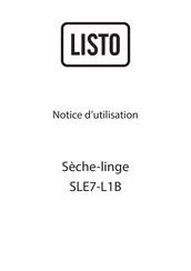 Listo SLE7-L1B Notice D'utilisation
