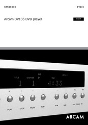 Arcam DV135 Mode D'emploi