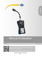 PCE Instruments PCE-BTM 2000 Manuel D'utilisation