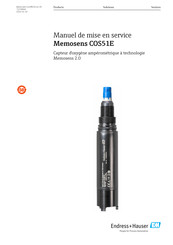 Endress+Hauser Memosens COS51E Manuel De Mise En Service