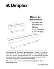 Dimplex GBF1500-PRO Manuel Du Propriétaire