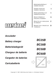 Vetus BC25B Manuel D'utilisation Et Instructions D'installation