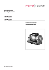 Pfeiffer Vacuum TPU 2200 Instructions De Service
