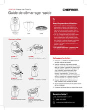 Chefman TurboFry RJ38-2LM Guide De Démarrage Rapide
