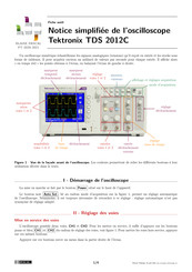 Tektronix TDS 2012C Notice Simplifiee