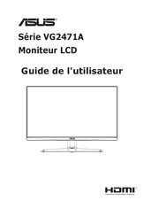 Asus VG2471A Série Guide De L'utilisateur