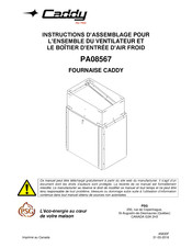 PSG Caddy PA08567 Instructions D'assemblage