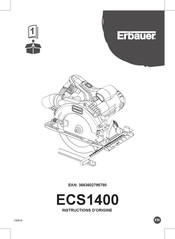 Erbauer ECS1400 Instructions D'origine