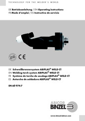 Abicor Binzel ABIPLAS WELD CT 150CT 20 Mode D'emploi