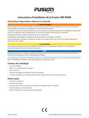 Fusion MS-RA60 Instructions D'installation