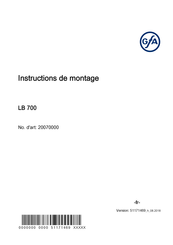 GFA LB 700 Instructions De Montage